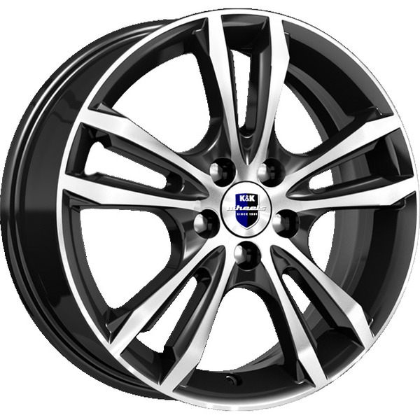 диски КиК SAMARA 6,0xR16 5x112 66,6 40 алмаз_черный_SK