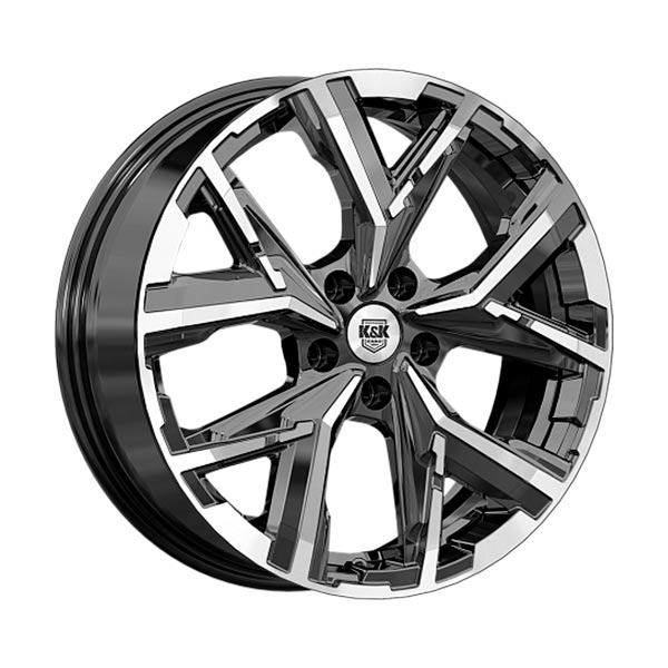 диски КиК АЙОНА 6,5xR18 5x108 60,1 52 алмаз_черный